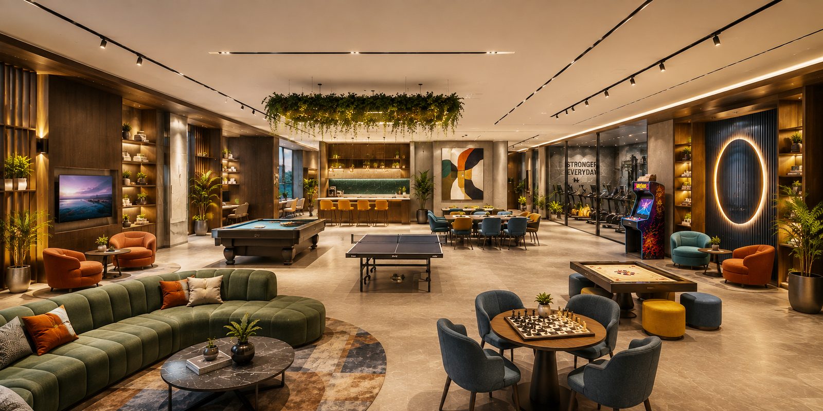 Naman Fifty Eight — Indoor games & club lounge