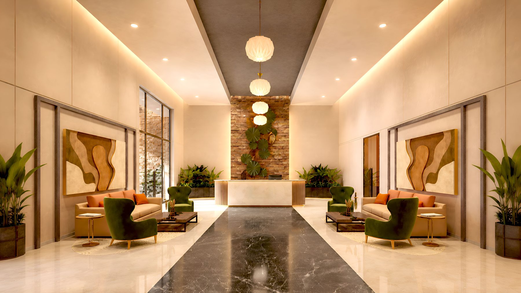 Naman Fifty Eight — Grand lobby